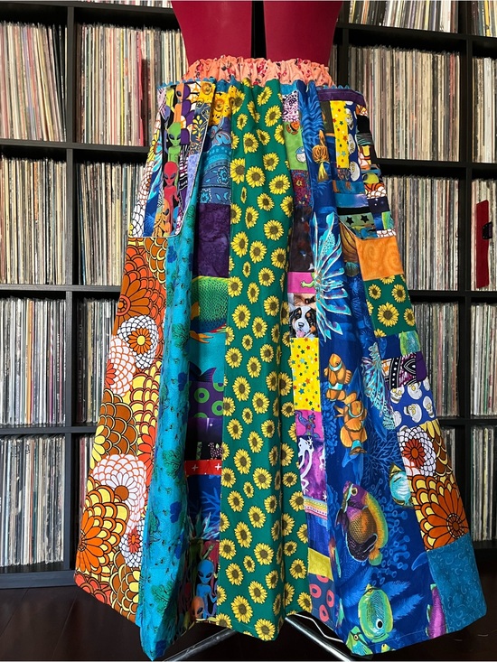 Phish Dresses & Skirts - Phish tour spinner shakedown lot PATCHWORK vintage 90s phunky bitches pockets🌈